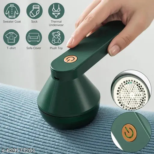 Rechargeable Electric Lint Remover – Portable Fabric Shaver for Clothes, Sweaters & Sofas