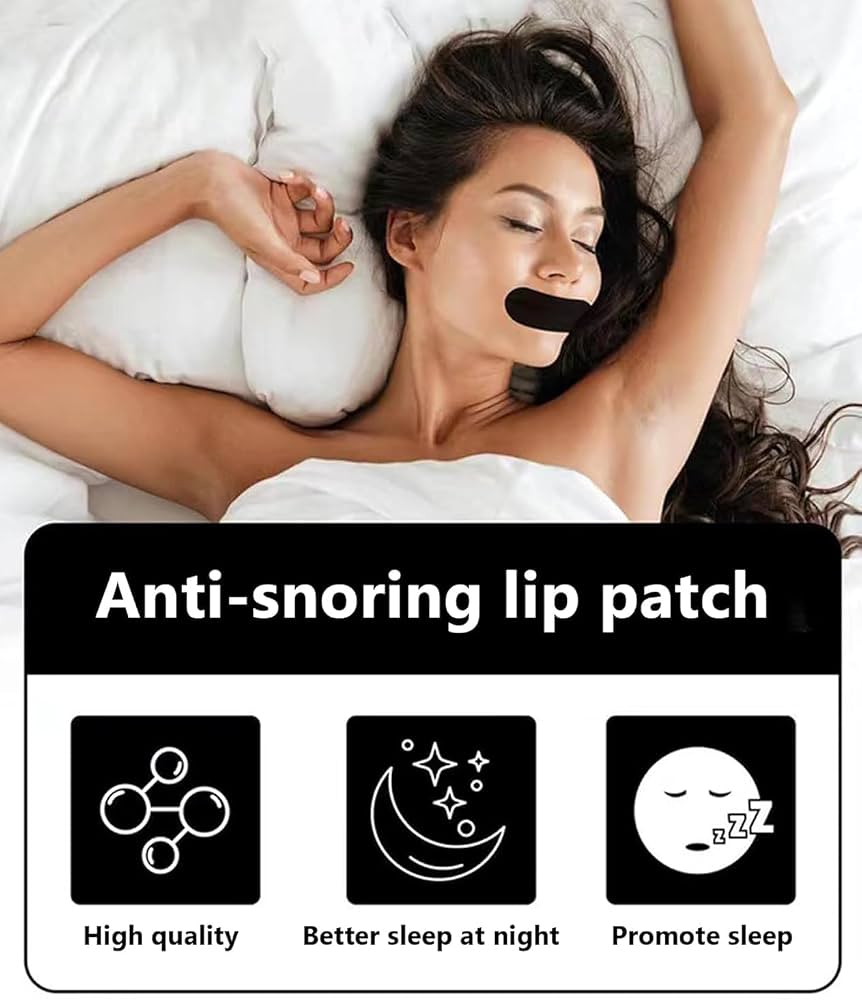 NasoRest™ Sleep Strips – Gentle Mouth Tape for Nighttime Nasal Breathing