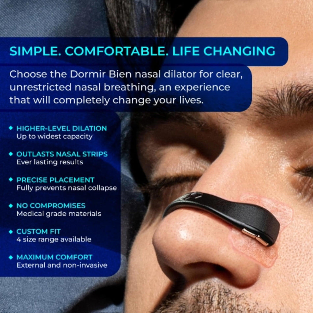 BreatheEase™ Nasal Strips – Better Breathing, Better Sleep