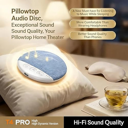Wireless Pillow Speaker – Comfortable Sleep & Relaxation Audio Speaker