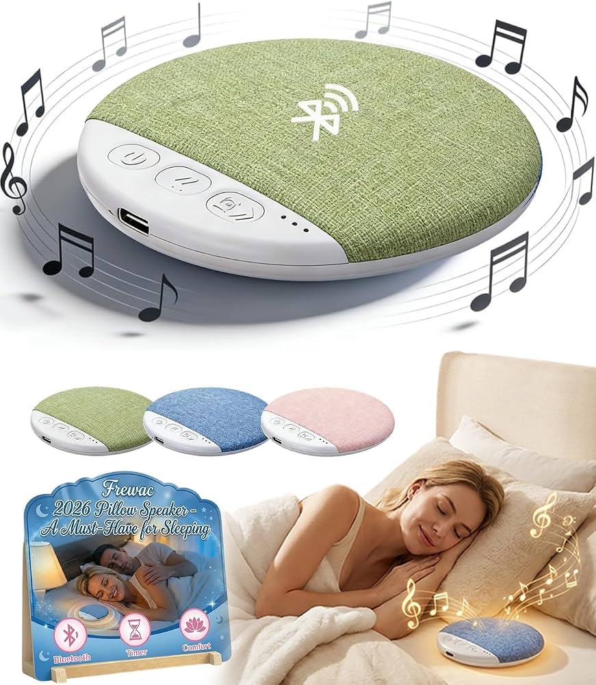 Wireless Pillow Speaker – Comfortable Sleep & Relaxation Audio Speaker