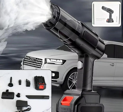 2-in-1 Portable Mini Air Duster & Vacuum Cleaner – Rechargeable Cordless Powerful Cleaning Blower