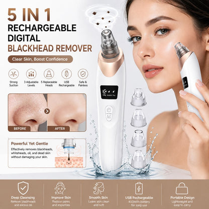 Electric Pore Vacuum Cleaner – Deep Pore & Blackhead Remover