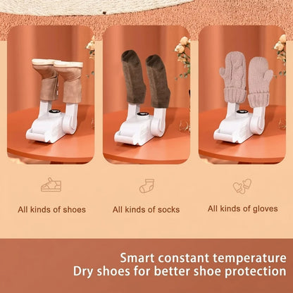 Portable Electric Shoe Dryer & Deodorizer – Fast Drying for Shoes, Boots & Gloves