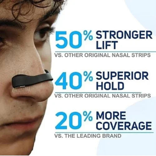 BreatheEase™ Nasal Strips – Better Breathing, Better Sleep