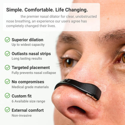 BreatheEase™ Nasal Strips – Better Breathing, Better Sleep