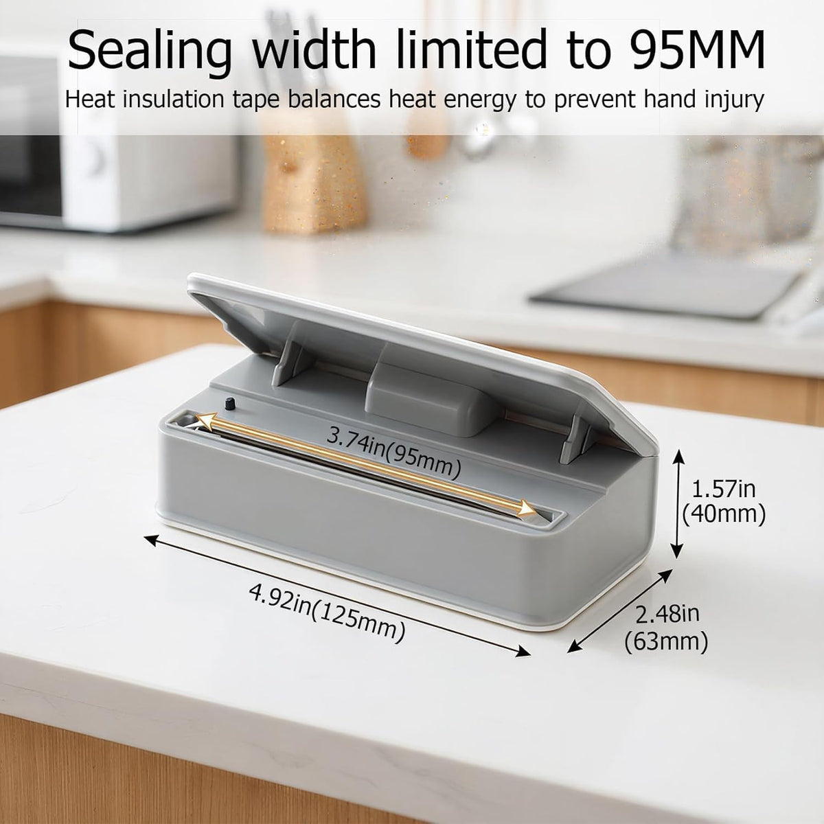 2-in-1 Mini Magnetic Bag Sealer & Cutter – Portable Heat Sealing Machine