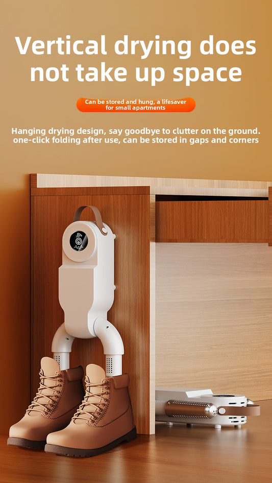 Portable Electric Shoe Dryer & Deodorizer – Fast Drying for Shoes, Boots & Gloves