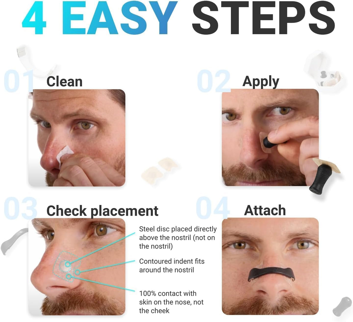 BreatheEase™ Nasal Strips – Better Breathing, Better Sleep